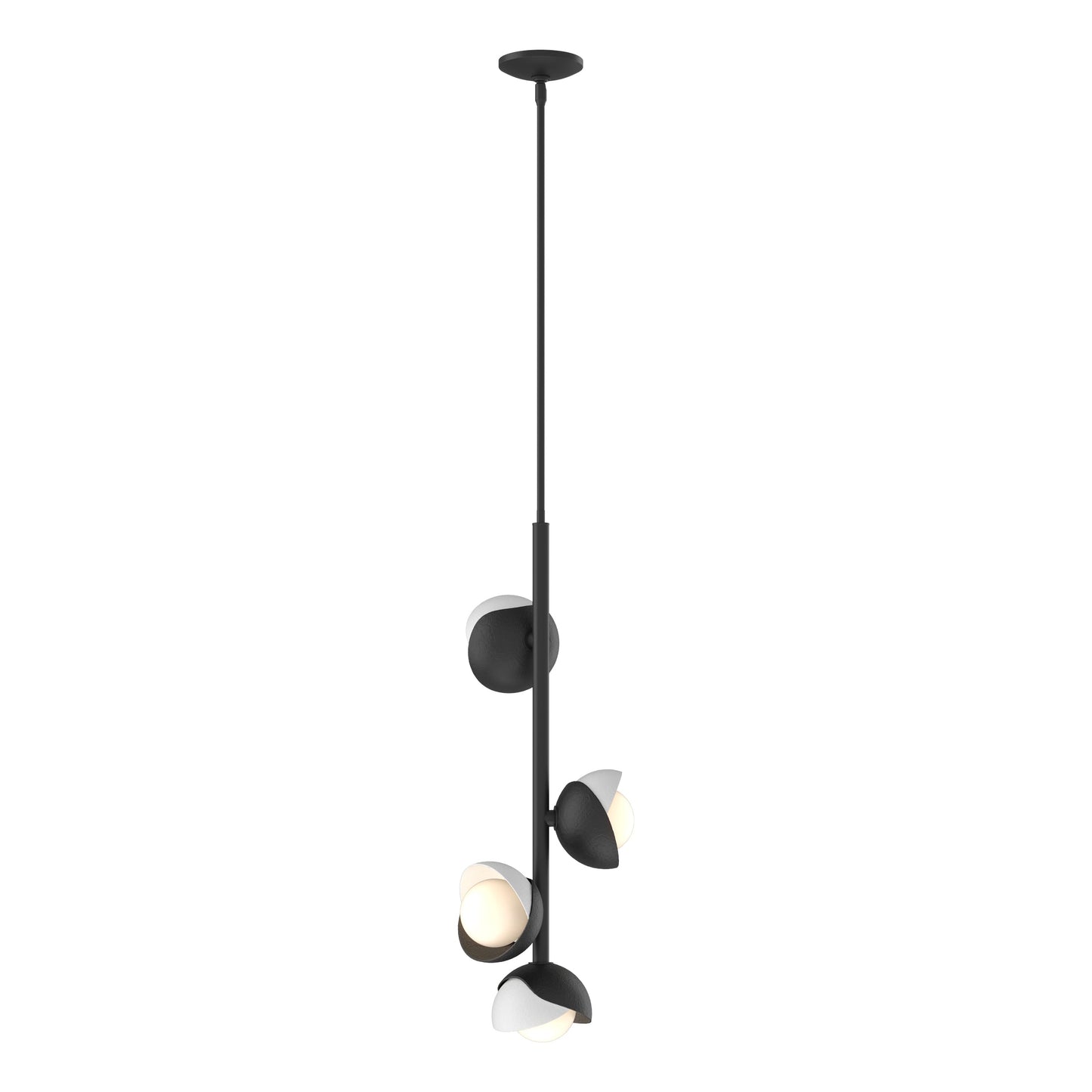 Brooklyn 4-Light Double Shade Vertical Pendant