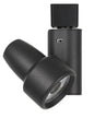 5.25" Height Metal LED Track Head in Black Finish