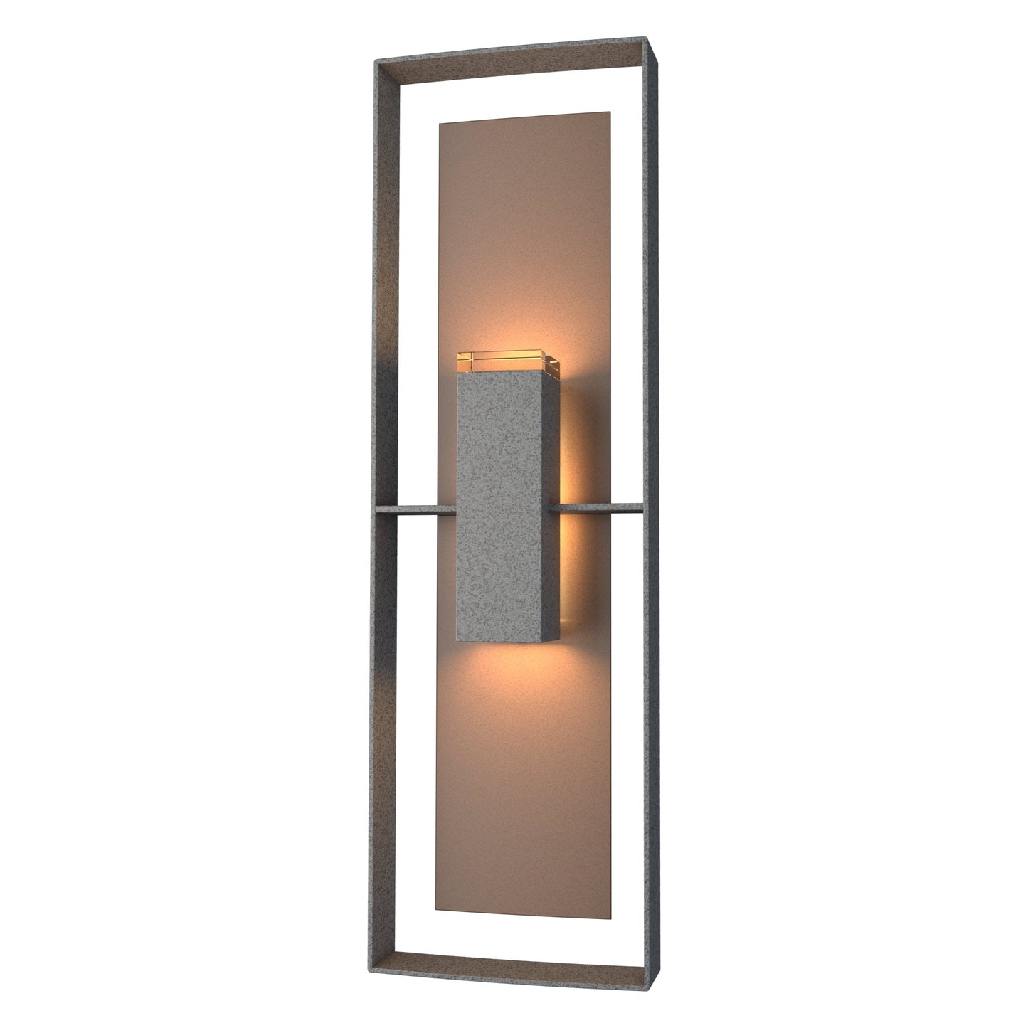 Shadow Box Tall Outdoor Sconce