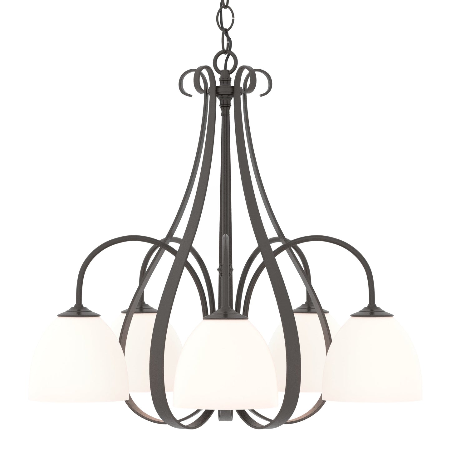Sweeping Taper 5 Arm Chandelier
