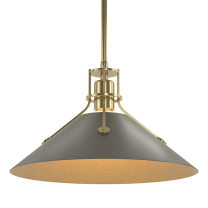 Henry Medium Steel Shade Pendant