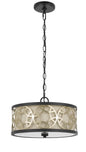 60W X 2 Carmel 2 Light Metal 2 In 1 Semi-Flush / Pendant