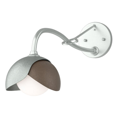 Brooklyn 1-Light Double Shade Long-Arm Sconce