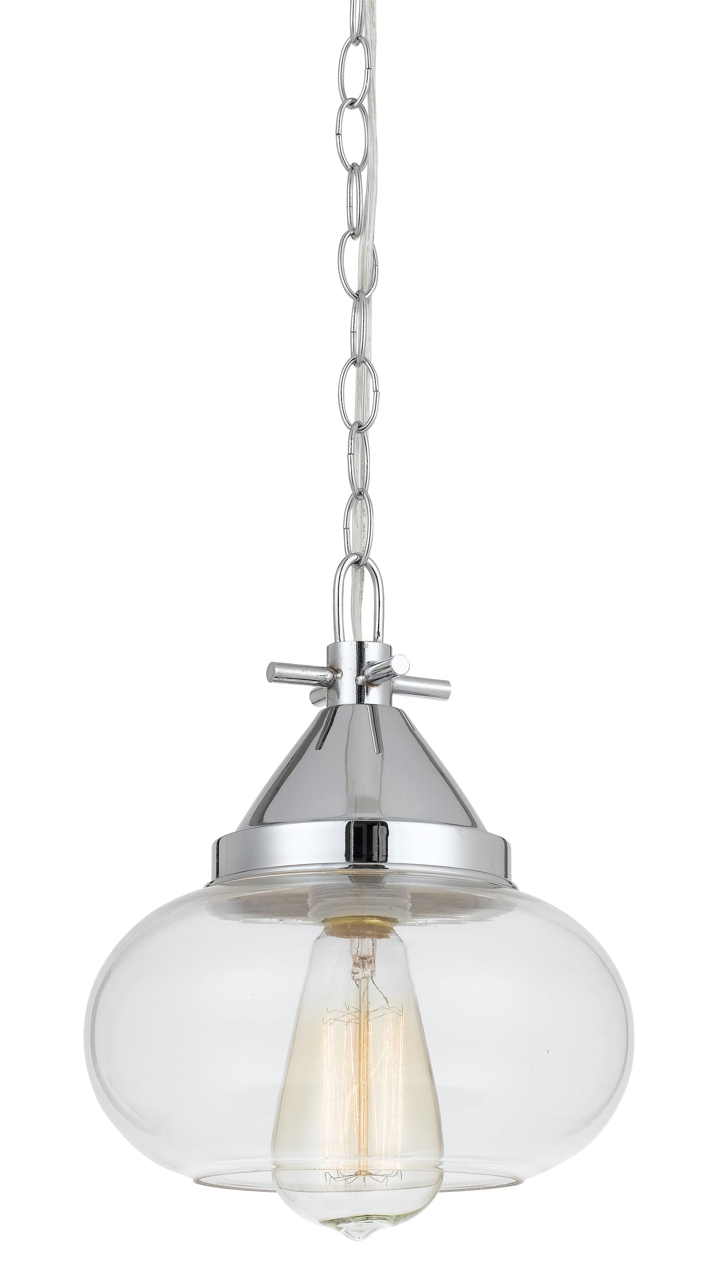 60W MAYWOOD GLASS PENDANT