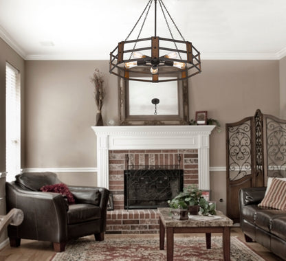 60W X 5 Provo Metal Chandelier