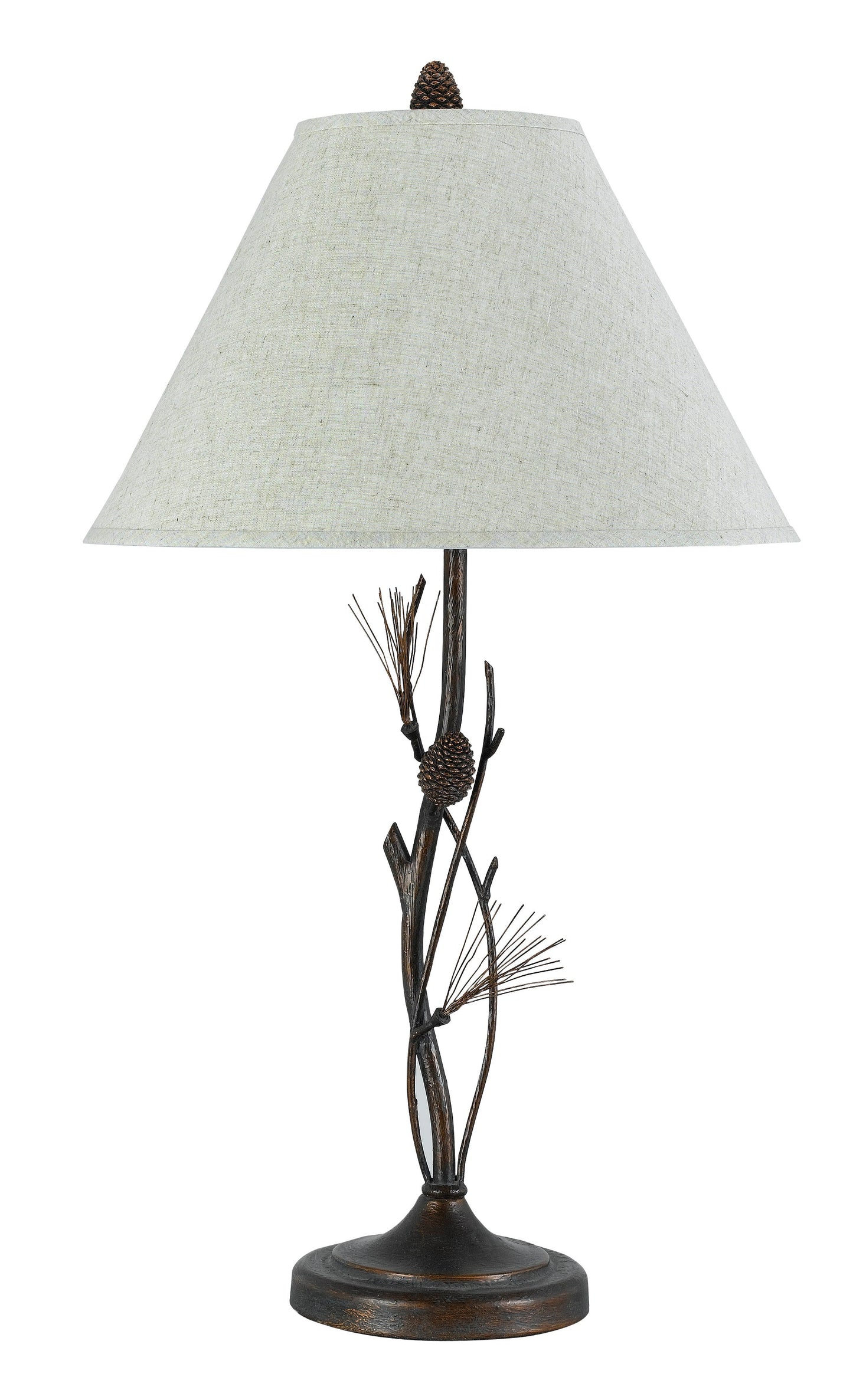 150W 3 Way Pine Twig Wrought Iron Table Lamp