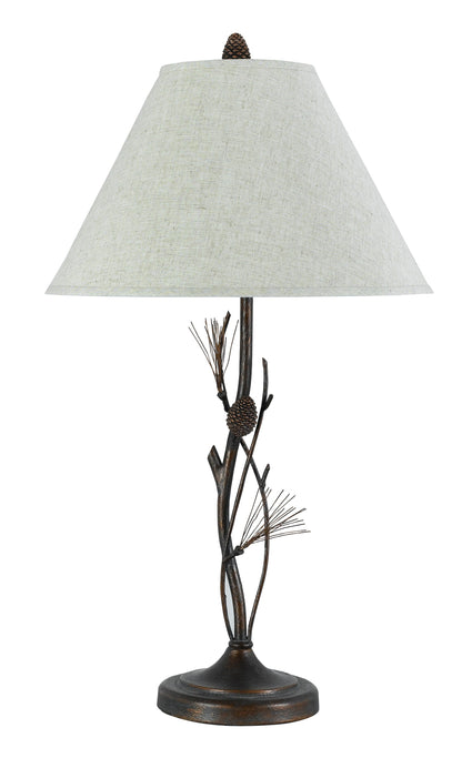 150W 3 Way Pine Twig Wrought Iron Table Lamp
