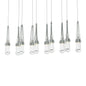 Link 10-Light Clear Glass Pendant