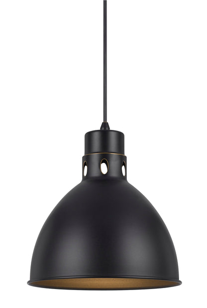 The Wilson Single Light Pendant - Black