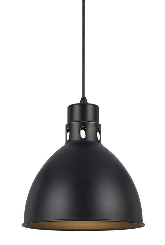 The Wilson Single Light Pendant - Black
