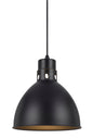The Wilson Single Light Pendant - Black