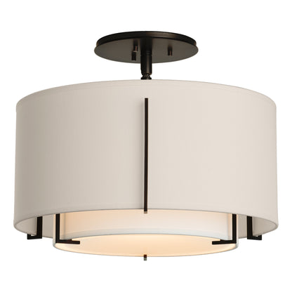 Exos Small Double Shade Semi-Flush