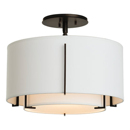 Exos Small Double Shade Semi-Flush
