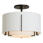 Exos Small Double Shade Semi-Flush