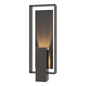 Shadow Box Large w/Slate Outdoor Sconce