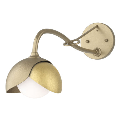 Brooklyn 1-Light Double Shade Long-Arm Sconce