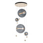Abacus 4-Light Round LED Pendant