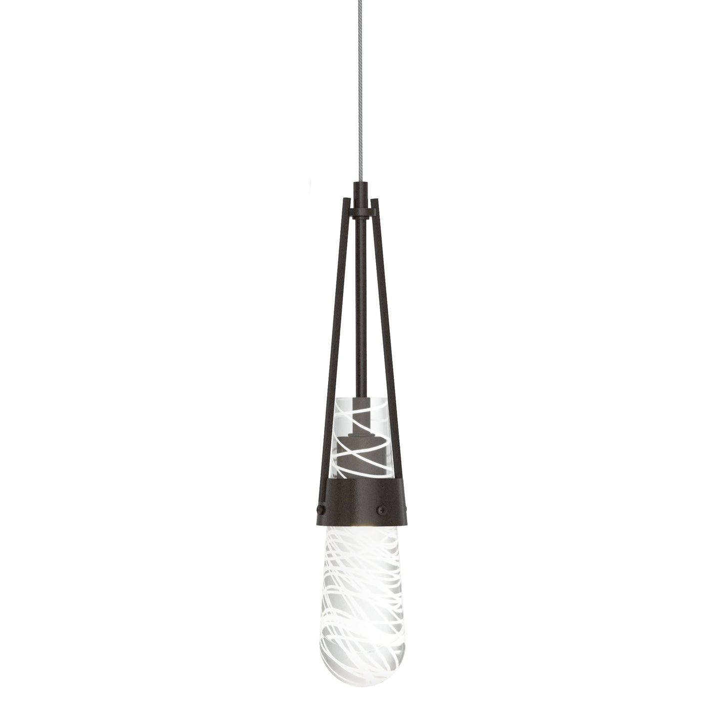 Link Blown Glass Low Voltage Mini Pendant