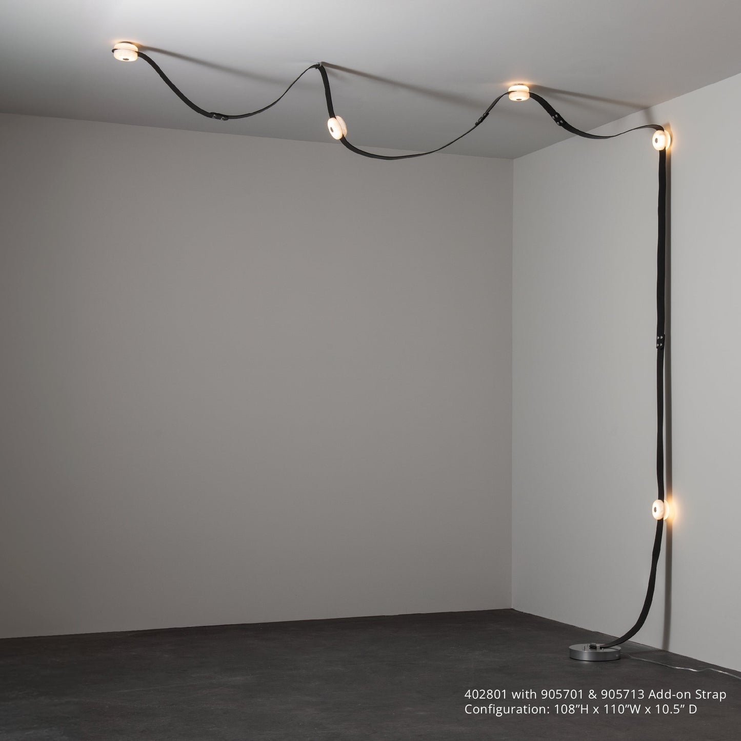 SNAPS Floor-to-Ceiling Plug-in LED Lamp