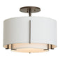 Exos Small Double Shade Semi-Flush