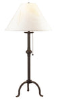 75W Pennyfoot Iron Table Lamp W/Pull Chain Switch