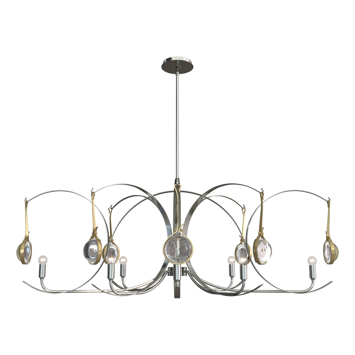 Optic 8-Light Oval Pendant