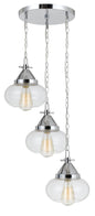 60W X 3 MAYWOOD GLASS PENDANT