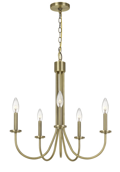 60W X 5 Spiez Metal Chandelier