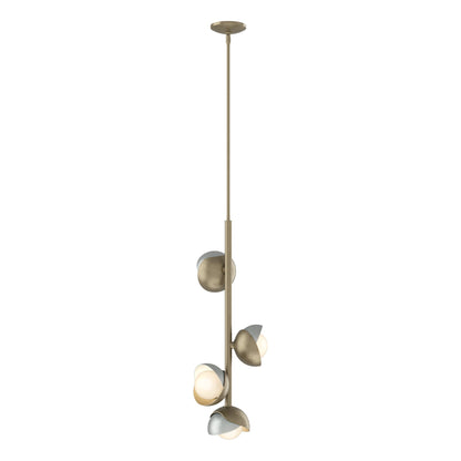 Brooklyn 4-Light Double Shade Vertical Pendant