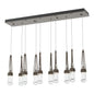 Link 10-Light Clear Glass Pendant