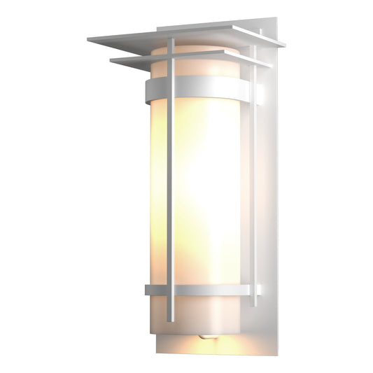 Banded with Top Plate Large Outdoor Sconce