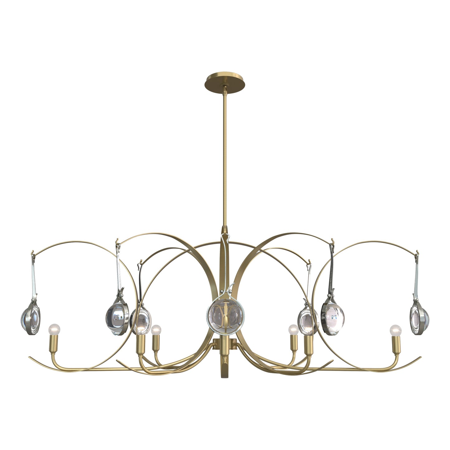 Optic 8-Light Oval Pendant