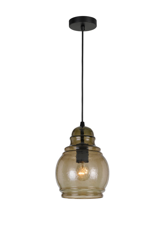 60W Teramo Rippled Glass Pendant