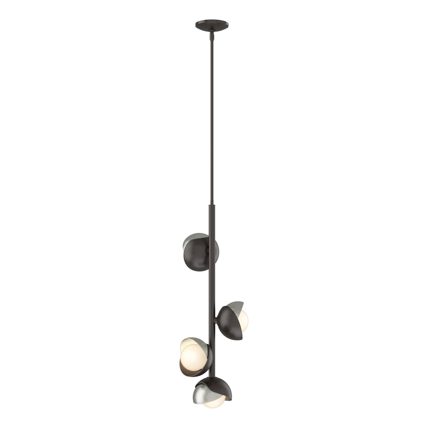 Brooklyn 4-Light Double Shade Vertical Pendant