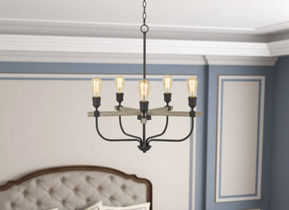 60W X 5 Sion Metal Chandelier