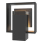Shadow Box Small w/Slate Outdoor Sconce