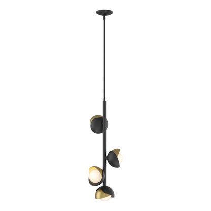Brooklyn 4-Light Double Shade Vertical Pendant