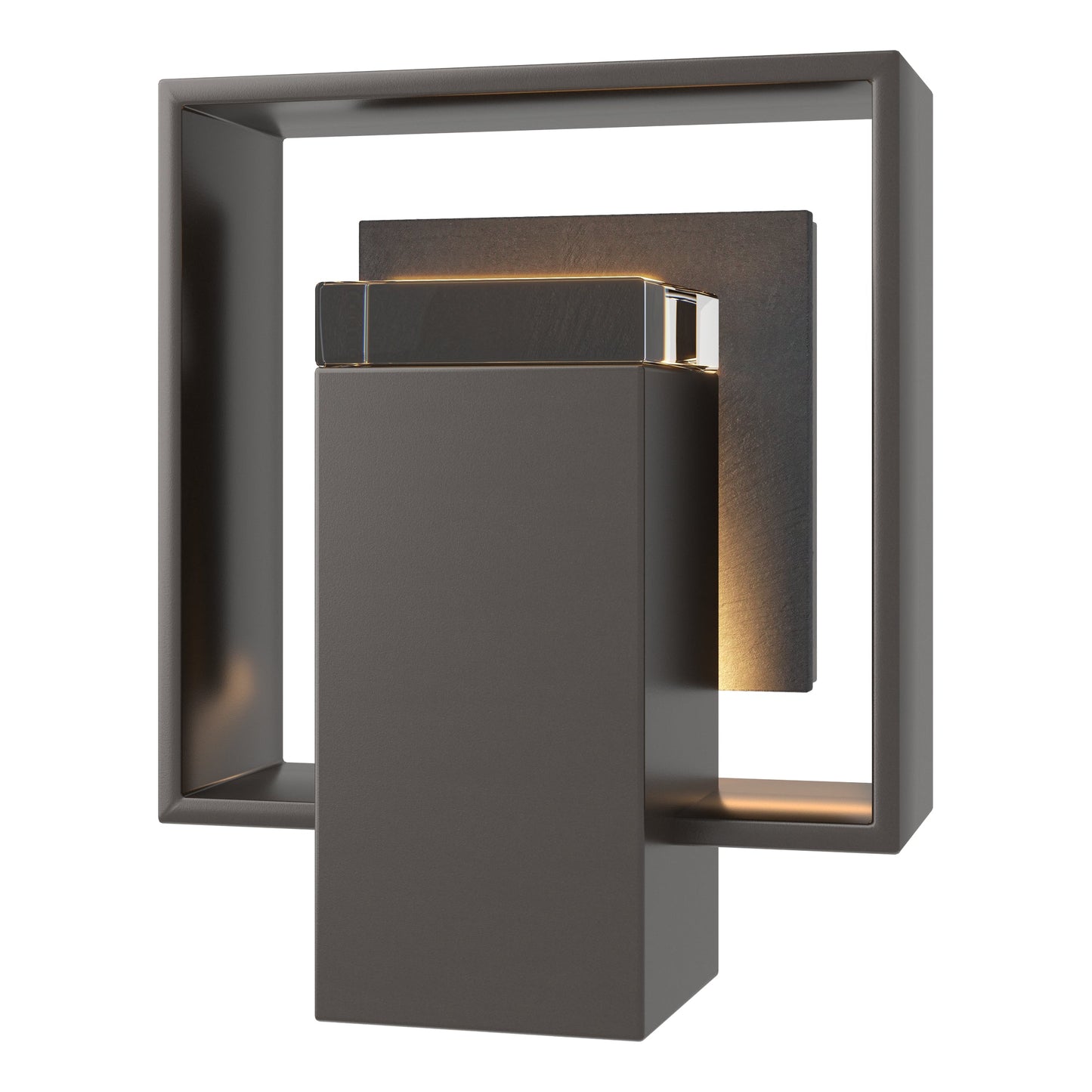 Shadow Box Small w/Slate Outdoor Sconce