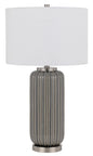 Rodano Ceramic Table Lamp With Hardback Drum Shade
