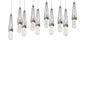 Link 10-Light Blown Glass Pendant