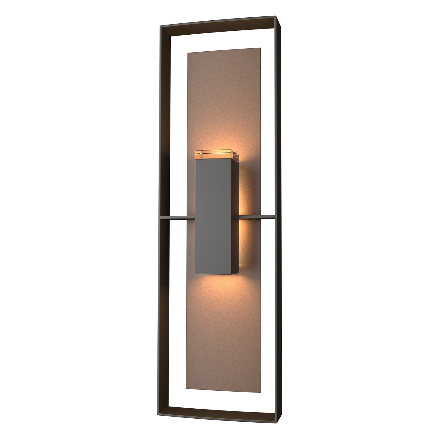 Shadow Box Tall Outdoor Sconce