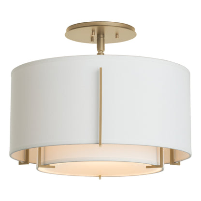 Exos Small Double Shade Semi-Flush