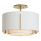 Exos Small Double Shade Semi-Flush