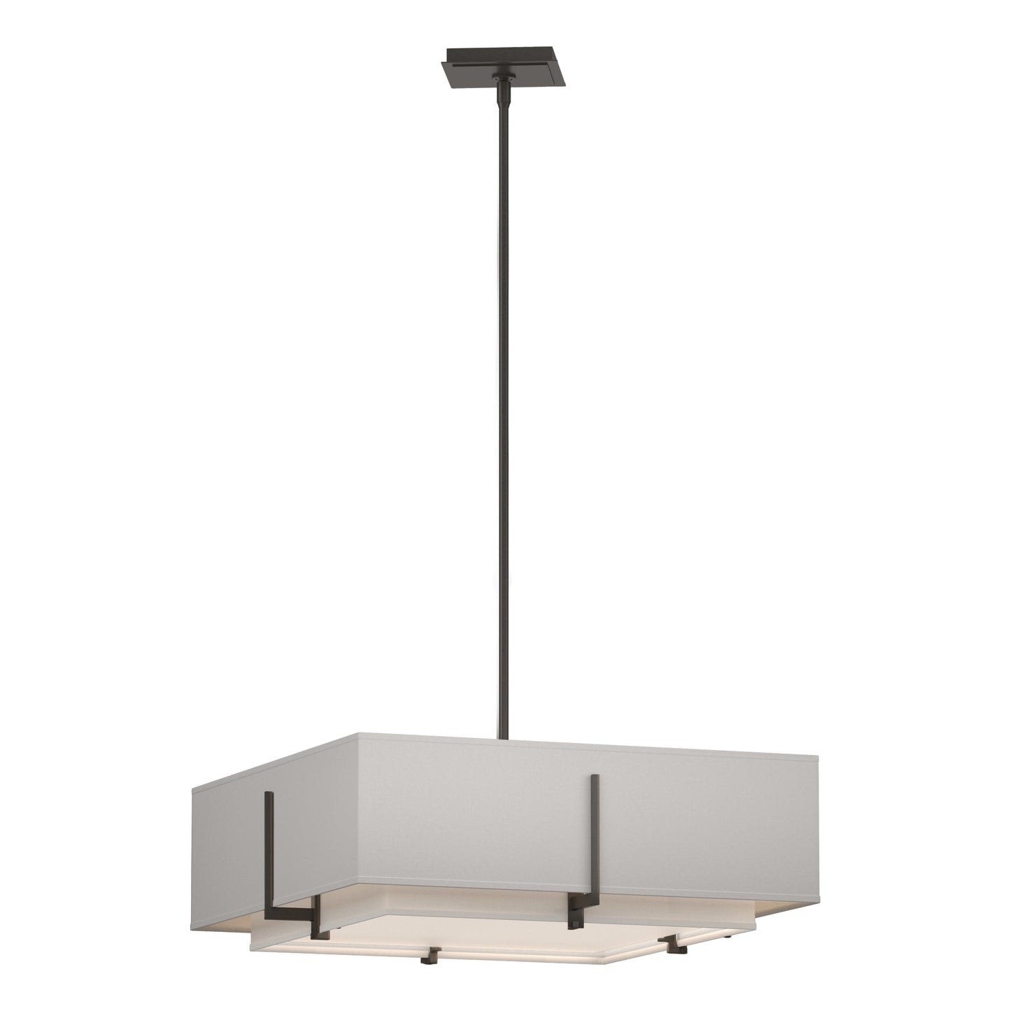 Exos Square Double Shade Pendant