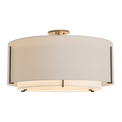Exos Large Double Shade Semi-Flush