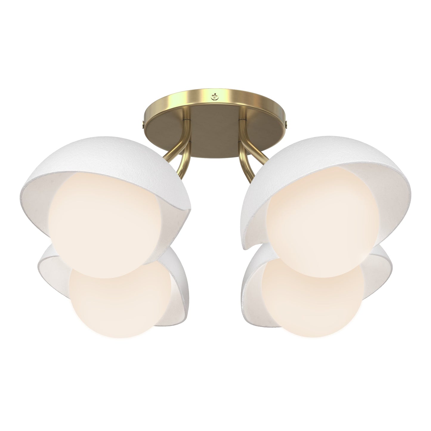 Brooklyn 4-Light Single Shade Semi-Flush