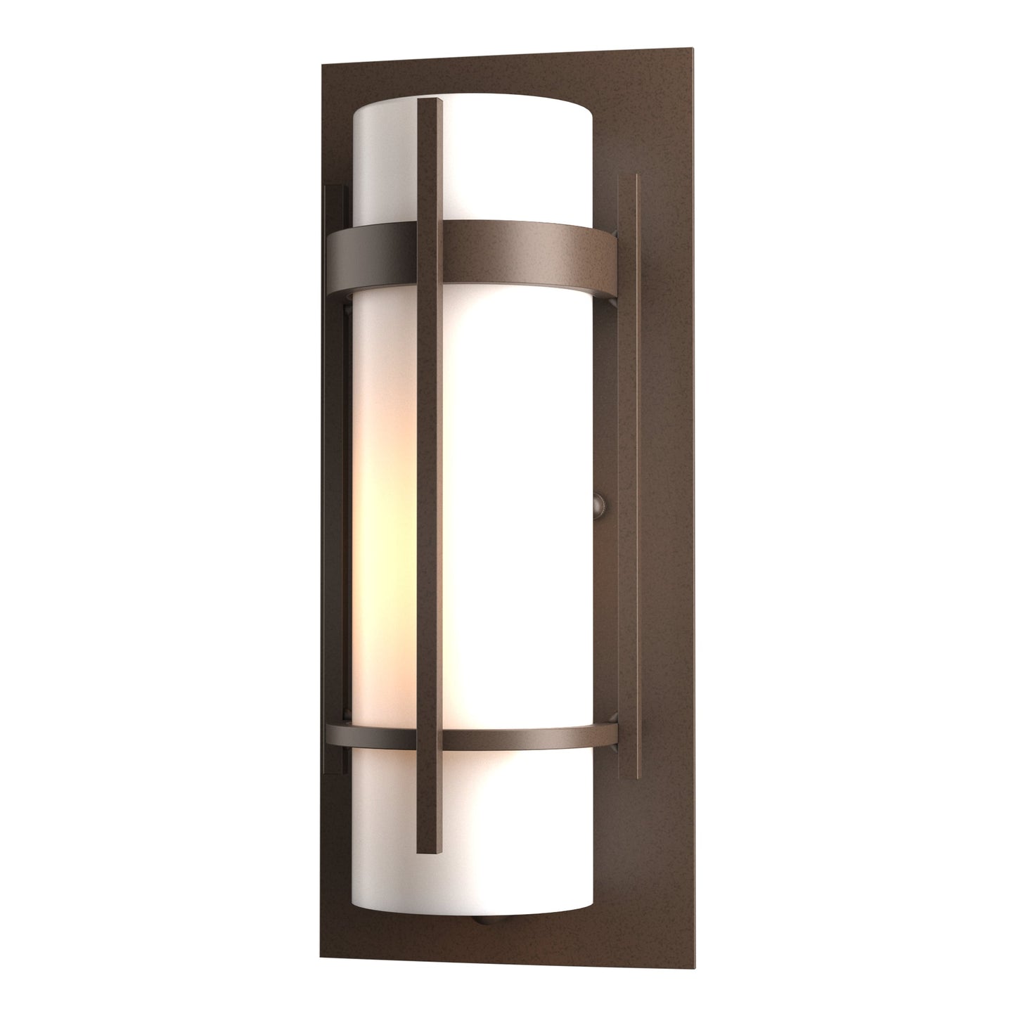 Banded Small Outdoor Sconce