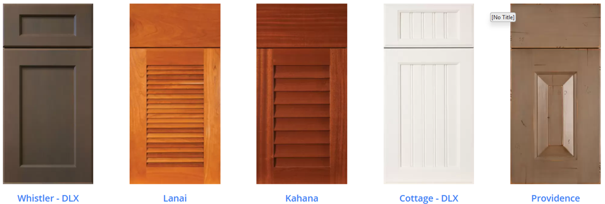Custom Frameless Cabinet 9 in. base spice-rack cabinet