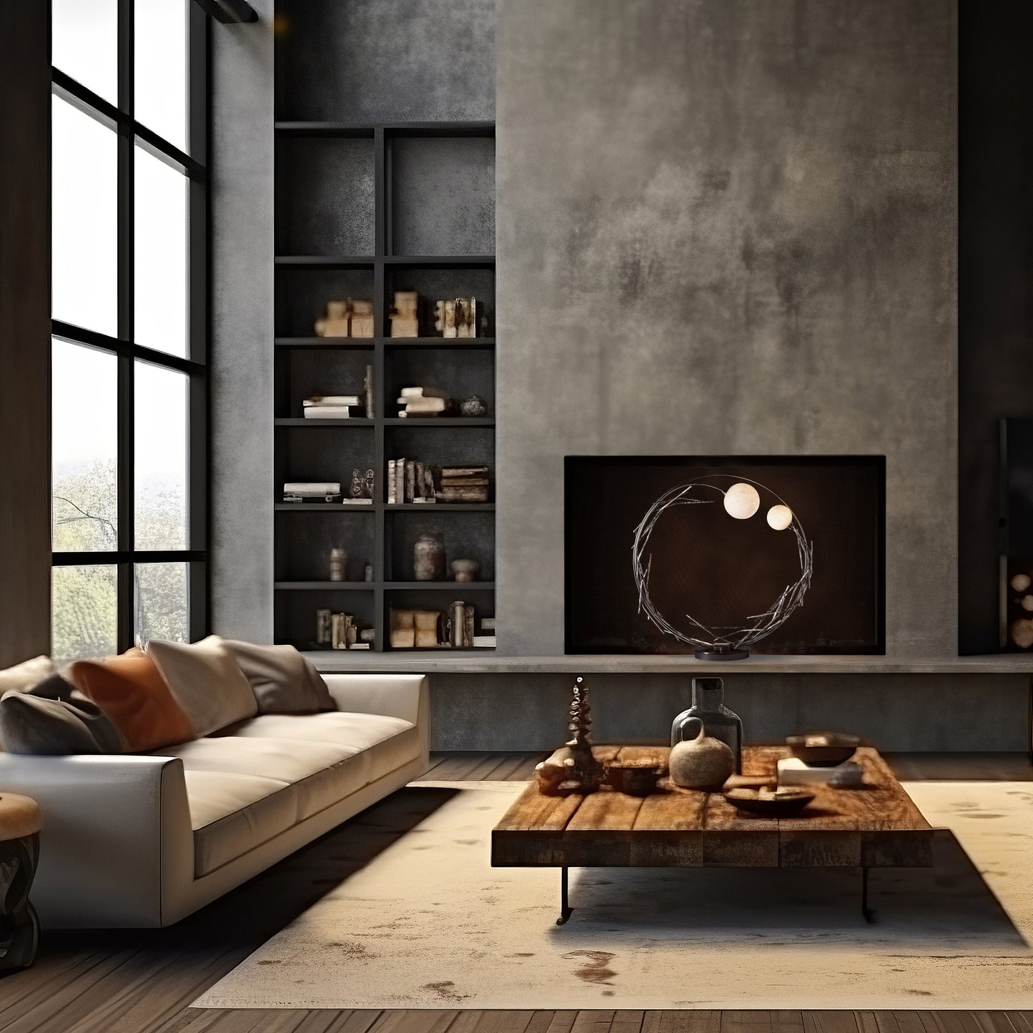 Brindille Ring Lamp