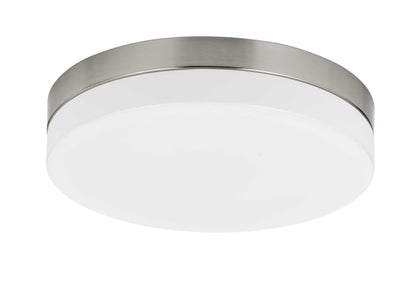LED Ceiling  Acrylic and Metal Fixture in Brushed